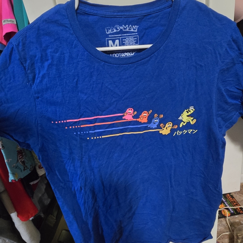 Loot Crate Blue and Yellow Short Sleeve Tee